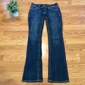 Miss Me jeans | dark wash, boot cut, embellished